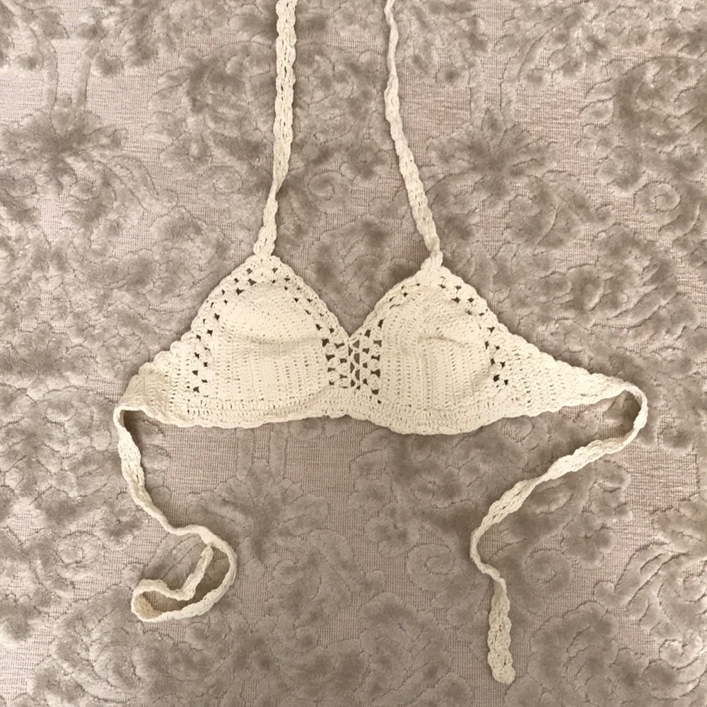 Crochet bikini top size s/m Mila swimwear